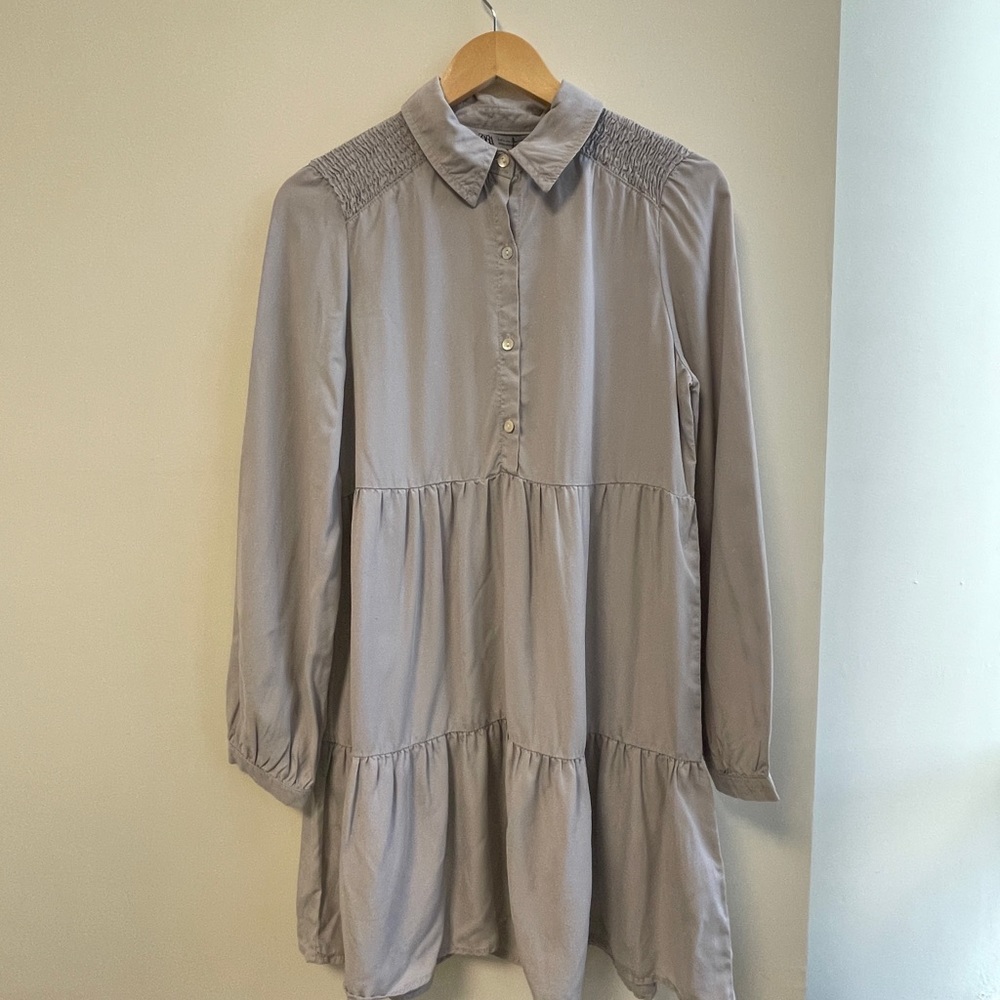 ZARA Womens shirt dress size S